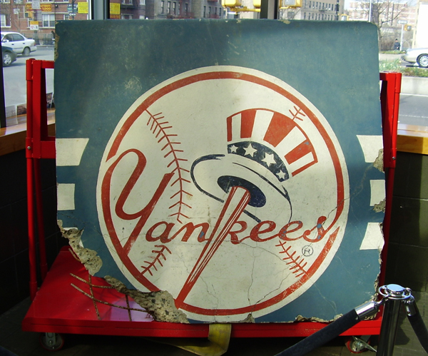A Piece of the Old Yankee Stadium Dugout